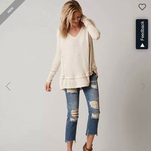 Free People Laguna Thermal Top in Sand